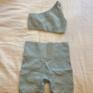 Sculptflex One shoulder Sports bra and leggings